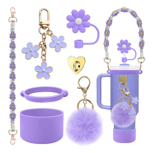 Accesorios para Stanley/Similar - Correa para Vasos Stanley o Similar, Dijes para vasos Similar Stanley, Funda de copa de silicona
