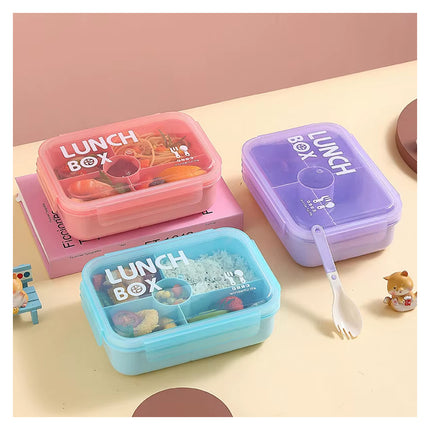 Lunch Box Tupper Termo Cubierto Escuela Lonchera Hermetico