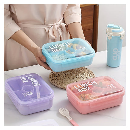 Lunch Box Tupper Termo Cubierto Escuela Lonchera Hermetico