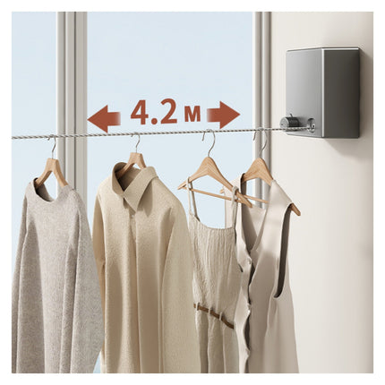 Tendedero Retractil para Ropa - 4.2 metros