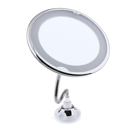 Espejo Flexible LED con Zoom 10x con Ventosa