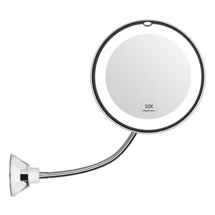 Espejo Flexible LED con Zoom 10x con Ventosa