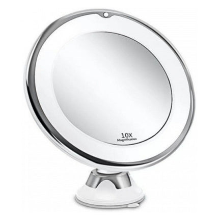 Espejo Flexible LED con Zoom 10x con Ventosa