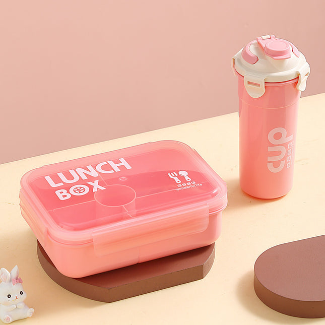 Lunch Box Tupper Termo Cubierto Escuela Lonchera Hermetico
